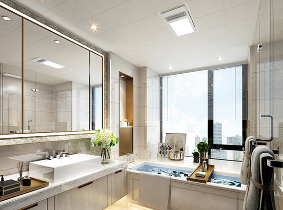 集成吊頂300系列（新渠道專(zhuān)供）清影琉璃（簡(jiǎn)凸套框）效果圖