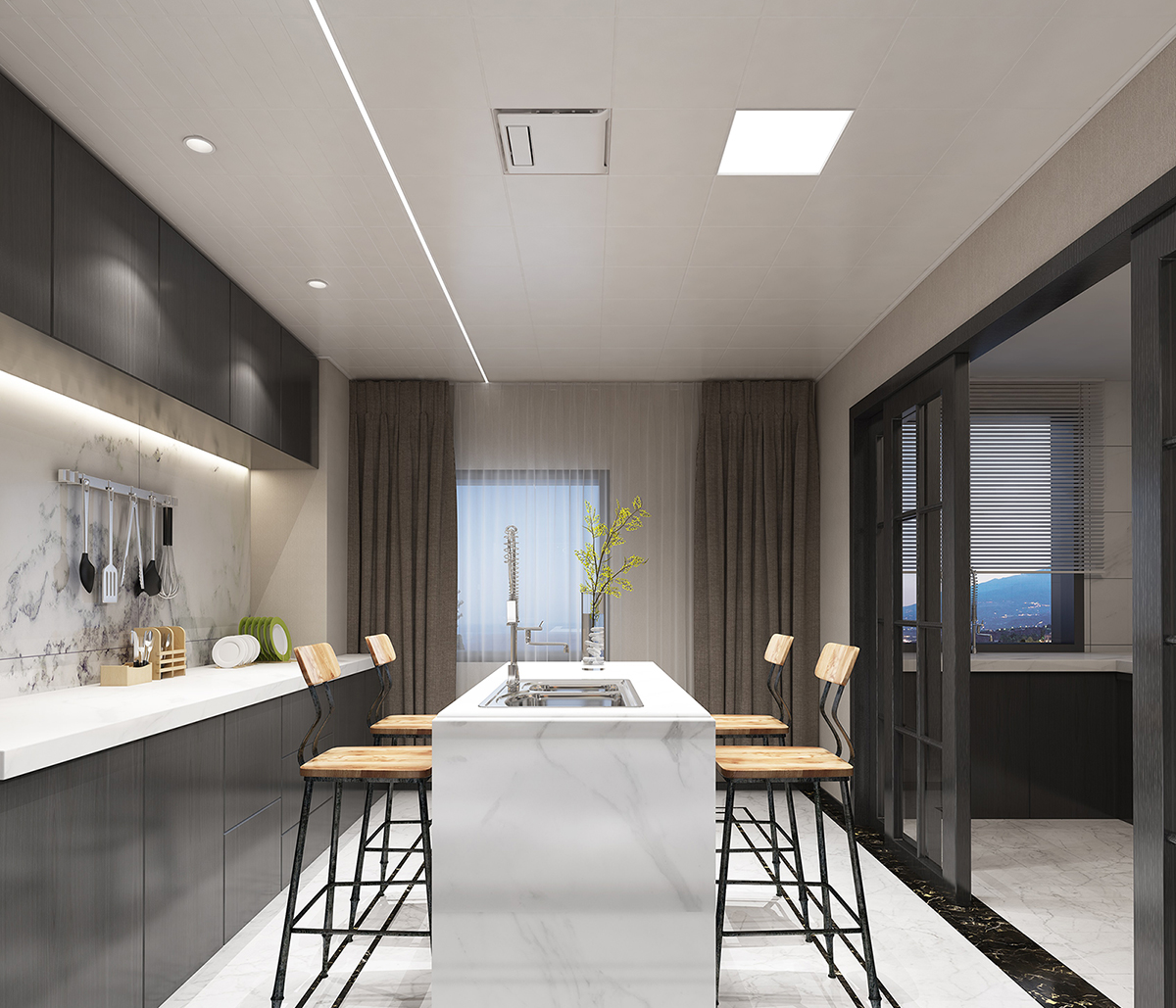 面對吊頂開裂，要怎么去處理？