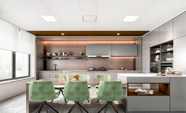 功能全面，高顏值的廚衛(wèi)集成吊頂你會心動嗎？