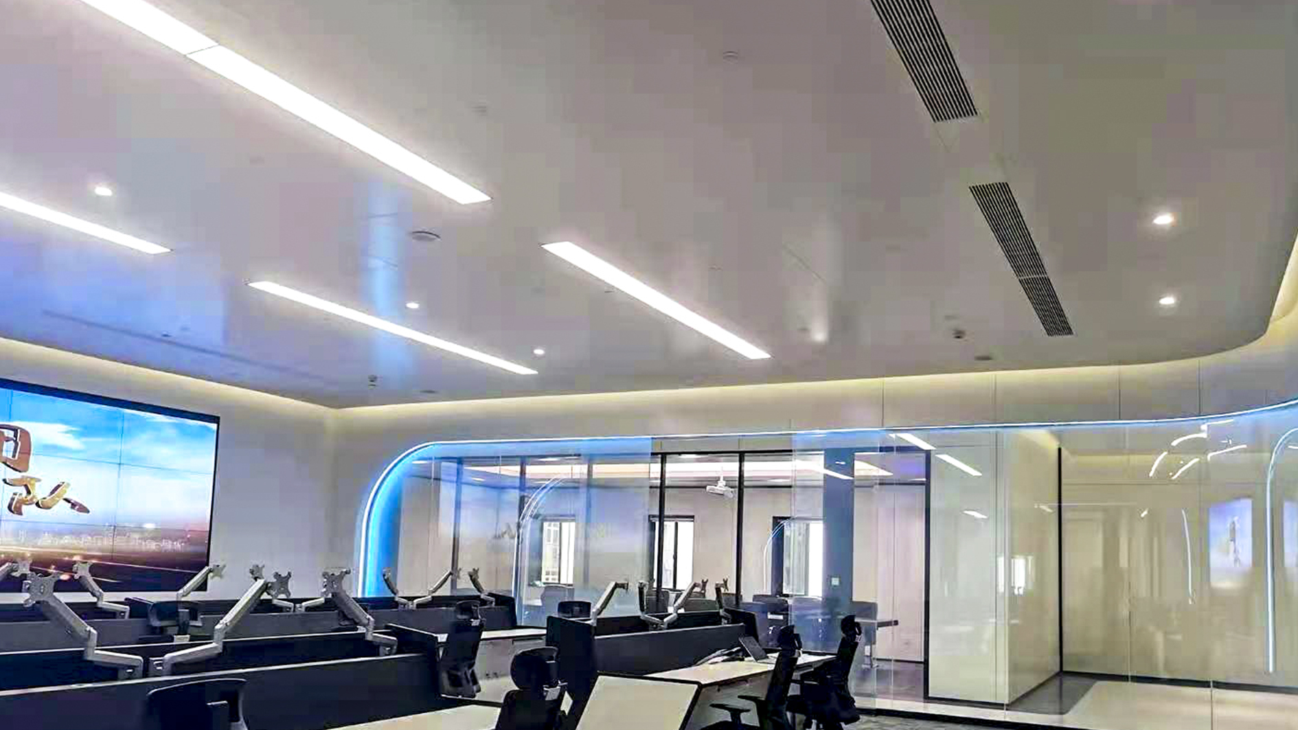 鄭州供電監(jiān)評中心大廳