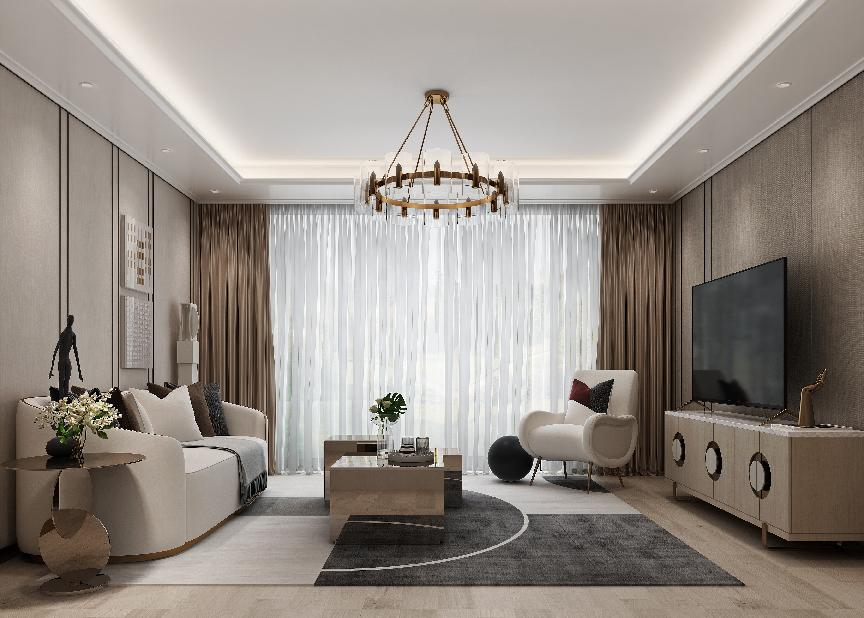 不想要太繁雜的電視背景墻？這樣設計時尚又簡約！