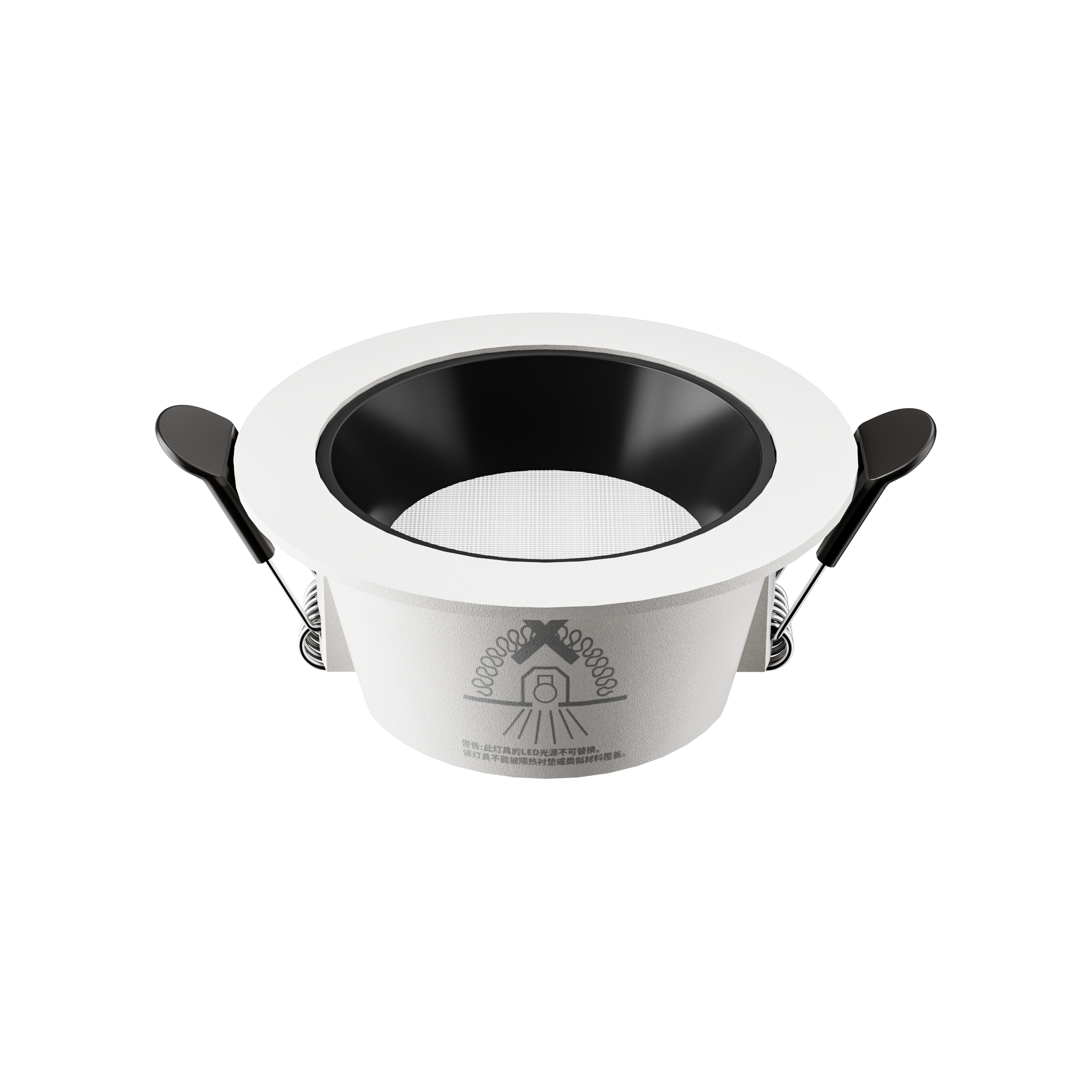 集成吊頂單照明BDS-3S-BM-TD822-8W(三色撥碼調(diào)溫 筒燈）效果圖