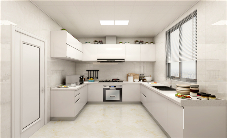 北歐風(fēng)的廚房吊頂設(shè)計效果圖